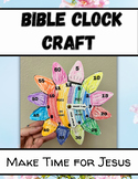 Bible Clock Flower Craft-Make Time for Jesus-Spring Bible Craft