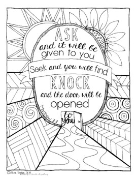 Preview of Bible Coloring Page