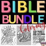 Get This Now - Bible Coloring Pages Bundle - Relaxing, Str