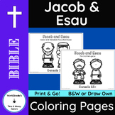 Bible Coloring Pages: Jacob and Esau