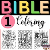 Bible Coloring Pages - Relaxing and Stress Relieving Set 1