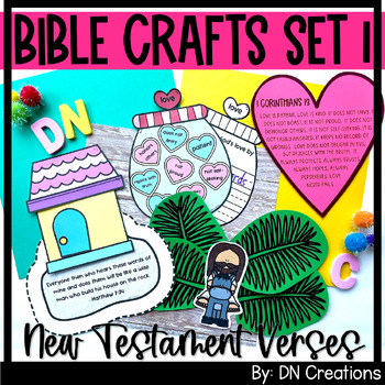 Bible Craft Set 1  New Testament Bible Crafts for Sunday School