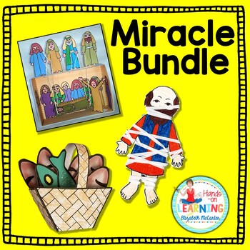 Preview of Bible Crafts - Miracles Bundle #1