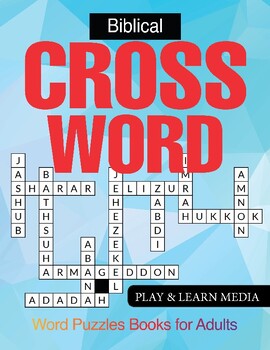 Preview of Bible Crossword Puzzles for Adults Large Print - Printable (PDF Download)