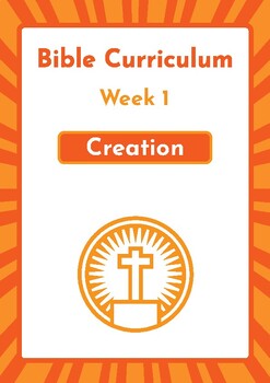 Preview of Bible Curriculum Week 1 God's Creation Story