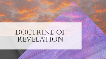 Preview of Bible Doctrine for Devotion Chapter 2: Revelation