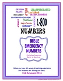 Bible Emergency Numbers for Teachers