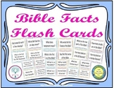 Bible Facts Flash Cards