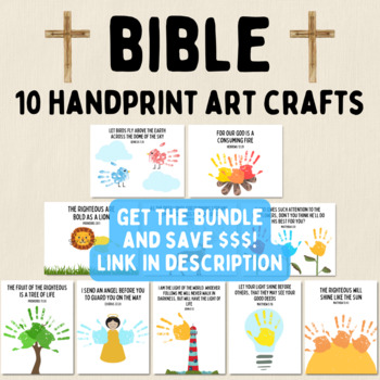 Bible Handprint Craft Bible Craft for Kids Bible Art for Kids Christian  Craft for Kids Bible Activites Kids Preschool Homeschool 