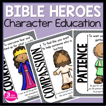 Preview of Bible Heroes: Character Education Pack