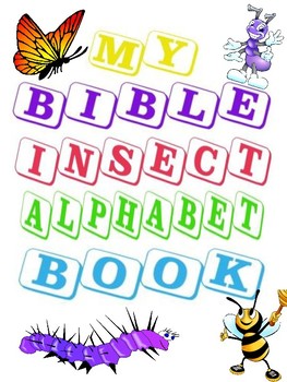 Preview of Bible Insect Alphabet Book freebie