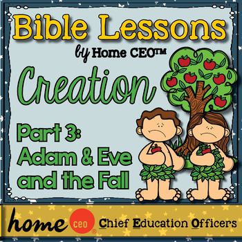 Preview of Creation Bible Lesson (Part 3 of 3: Adam and Eve and The Fall)
