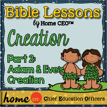 Preview of Creation Bible Lesson (Part 2 of 3: Adam and Eve's Creation)