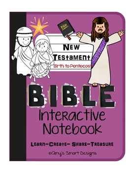 Preview of Bible Interactive Notebook: New Testament-Jesus' Birth to Pentecost