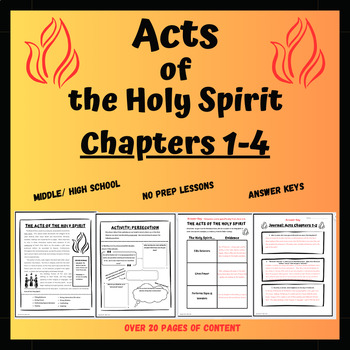 Preview of Bible Lesson: Acts 1-4