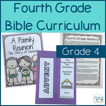 Preview of Bible Lesson Curriculum for Fourth Grade