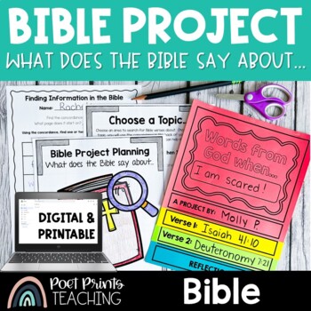 Preview of Bible Project - Finding Topics in the Bible