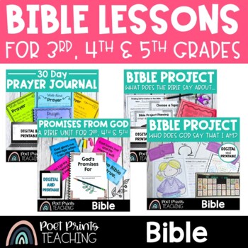 Preview of Bible Lessons, Bundle