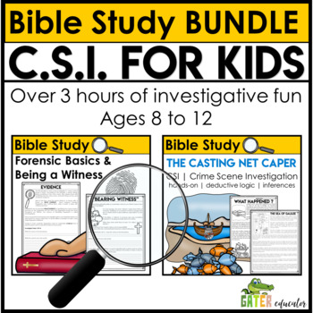 Preview of Bible Lessons Bundle | Mystery Science | Casting Net Caper