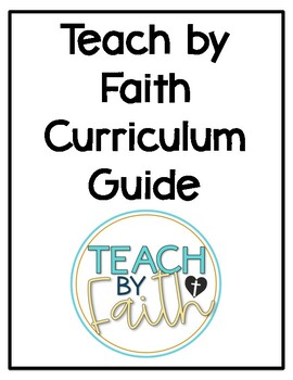 Preview of Bible Lessons Curriculum Guide for Teach by Faith
