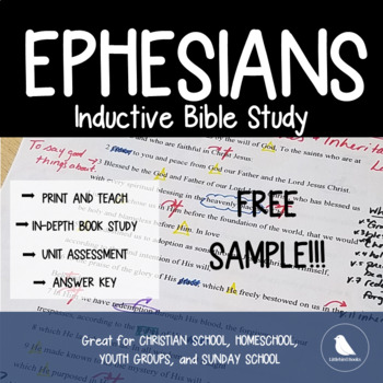 Preview of Bible Lessons - Ephesians   FREE Sample!!!