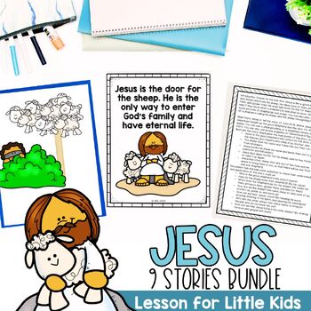 Preview of Bible Lessons Kids BUNDLE | Stories of Jesus | Primary and Sunday School