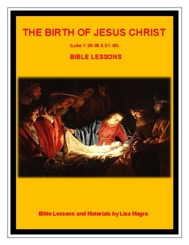 Preview of Bible Lessons -The Birth of Jesus Christ - TOP SELLER