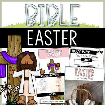 Preview of Easter Story Activities - Bible Lessons for 2nd & 3rd Grade - Sunday School Unit