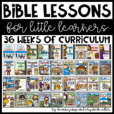 Bible Lessons for Little Learners  YEAR LONG BUNDLE