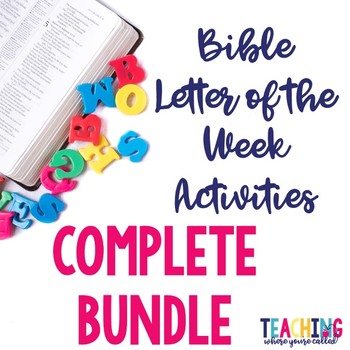 Preview of Bible Letter of the Week Activities