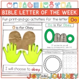 Bible Letter of the Week: O is for Obey