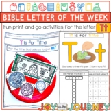Bible Letter of the Week: T is for Tithe