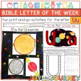 Bible Letter of the Week: U is for Universe