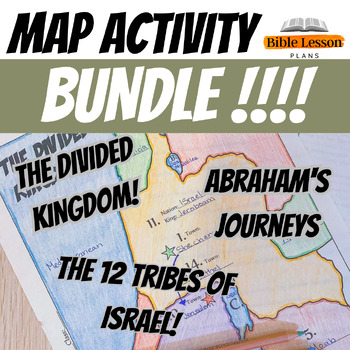 Preview of Bible Maps Activity Bundle