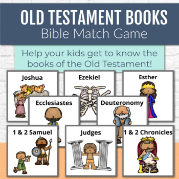 Bible Match Game - Bible Memory Game for Old Testament Books of the Bible