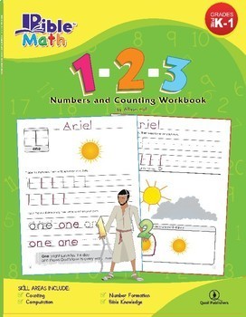 Preview of Bible Math:1-2-3 Numbers and Counting Workbook