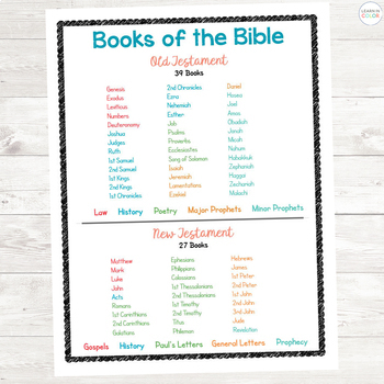 Bible Memory Pack by Learn in Color | TPT