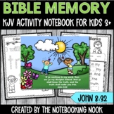 Bible Memory Verse (KJV) Activity Notebook for John 8:32