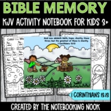 Bible Memory Verse (KJV) Activity Notebook for 1 Corinthia