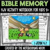 Bible Memory Verse (KJV) Activity Notebook for 1 John 4:7