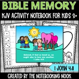 Bible Memory Verse (KJV) Activity Notebook for 1 John 4:11