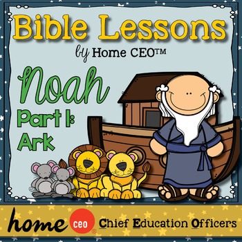 Preview of Noah's Ark Bible Lesson (Part 1 of 3 - The Ark)