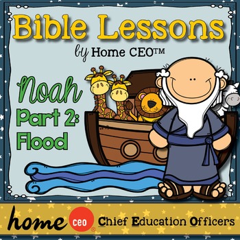 Preview of Noah's Ark Bible Lesson (Part 2 of 3 - The Flood)