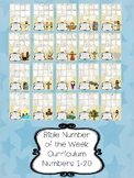 Bible Number Curriculum. Bible Number of the Week Worksheets.