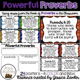 Bible Posters: Powerful Proverbs for Building Character
