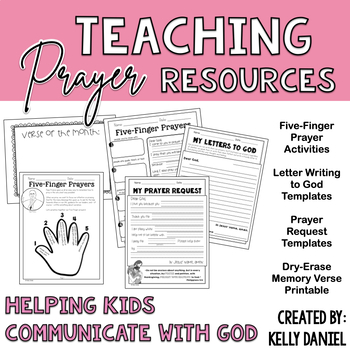 Preview of Teaching Prayer Resources | Religion | Bible Lesson