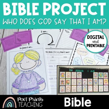 Preview of Bible Project, Identity in Jesus, Google Classroom