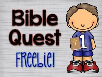 Preview of Bible Quest Freebie