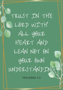 Bible Quote Classroom Posters by Sarah's Supplies | TpT