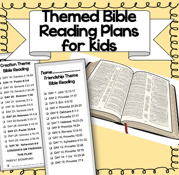 Preview of Bible Reading Plans for Kids